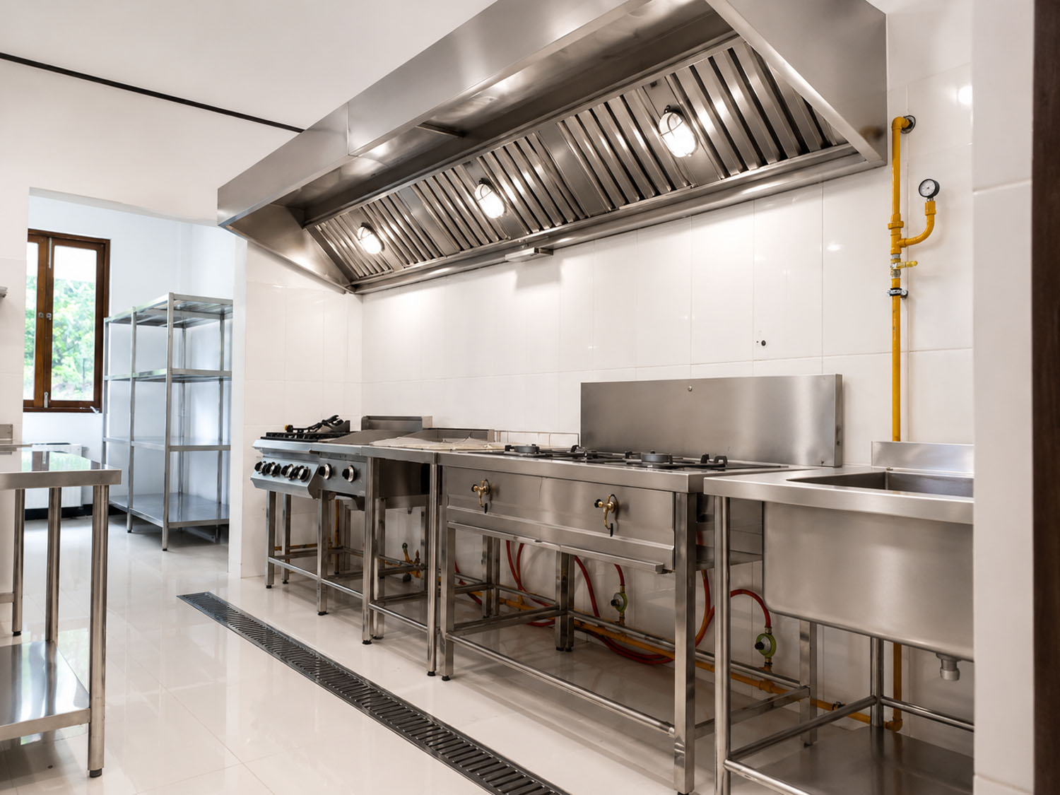 Completed commercial kitchen project 6